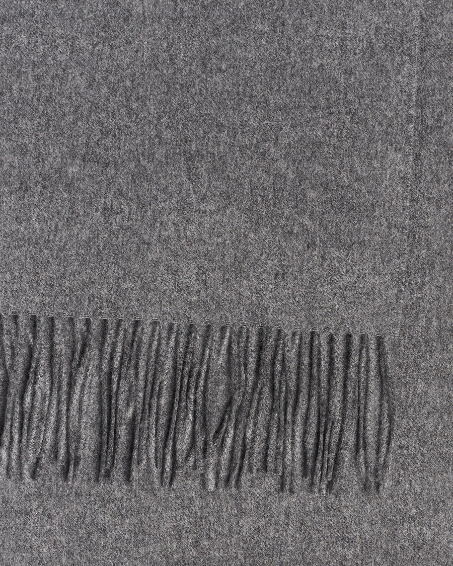 Herr | Halsdukar | Piacenza Cashmere | Cashmere Scarf Grey Melange