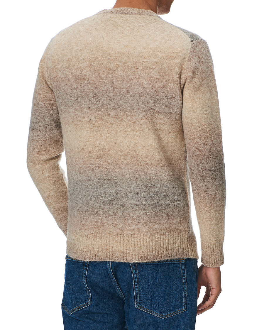 Herr | Tröjor | Altea | Brushed Degradé Sweater Beige