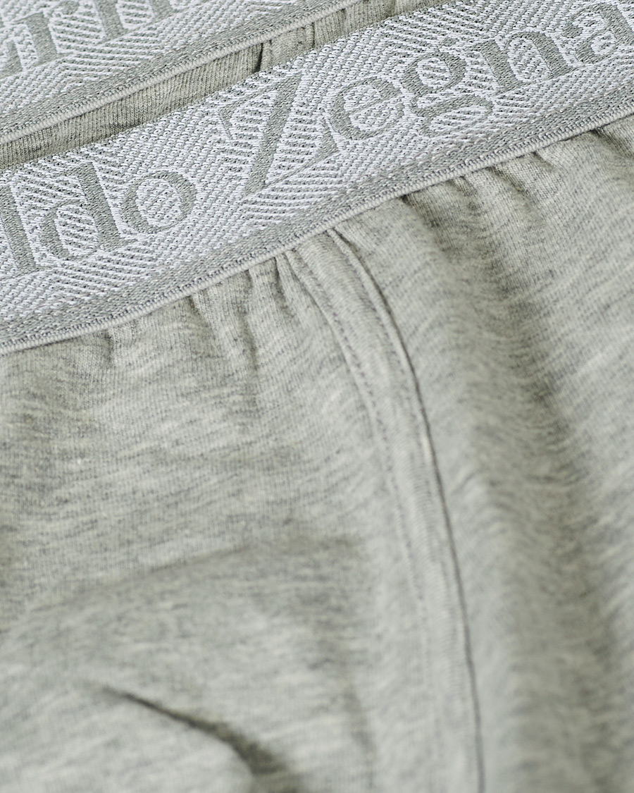 Herr | Underkläder | Zegna | Cotton Stretch Boxer Bi-Pack Grey Heather