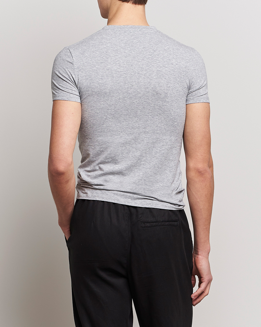 Herr | Zegna | Zegna | Cotton Stretch Crew Neck T-Shirt Grey Heather