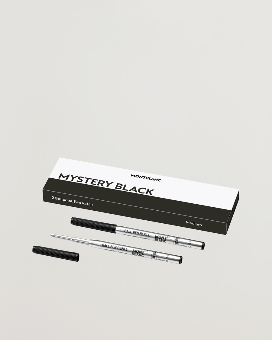 Herr | Pennor | Montblanc | 2 Ballpoint Pen Refills Mystery Black