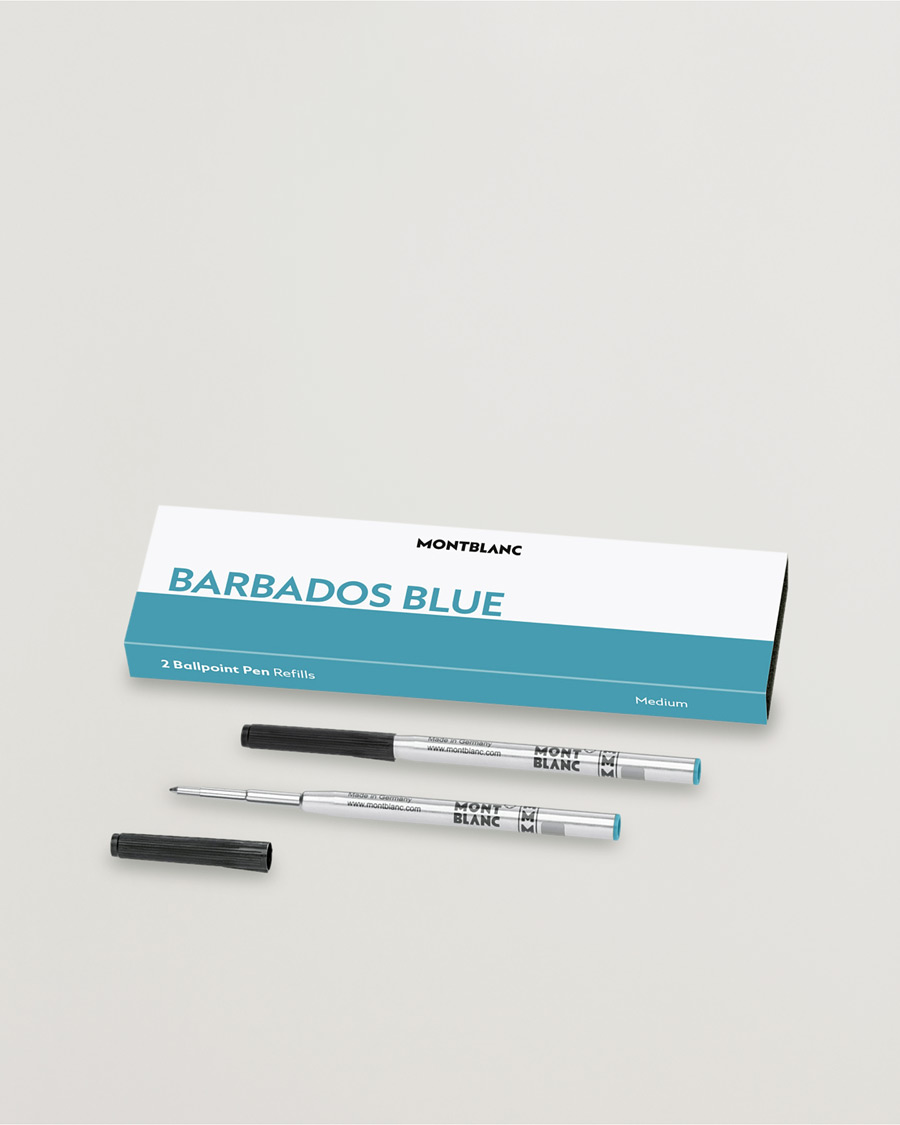 Herr |  | Montblanc | 2 Ballpoint Pen Refills Barbados Blue