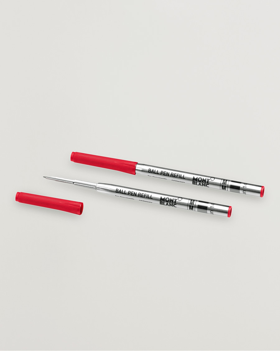 Herr |  | Montblanc | 2 Ballpoint Pen Refills Modena Red