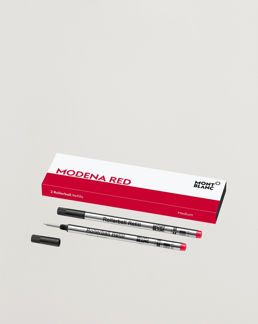 Herr | Pennor | Montblanc | 2 Rollerball Refills Modena Red
