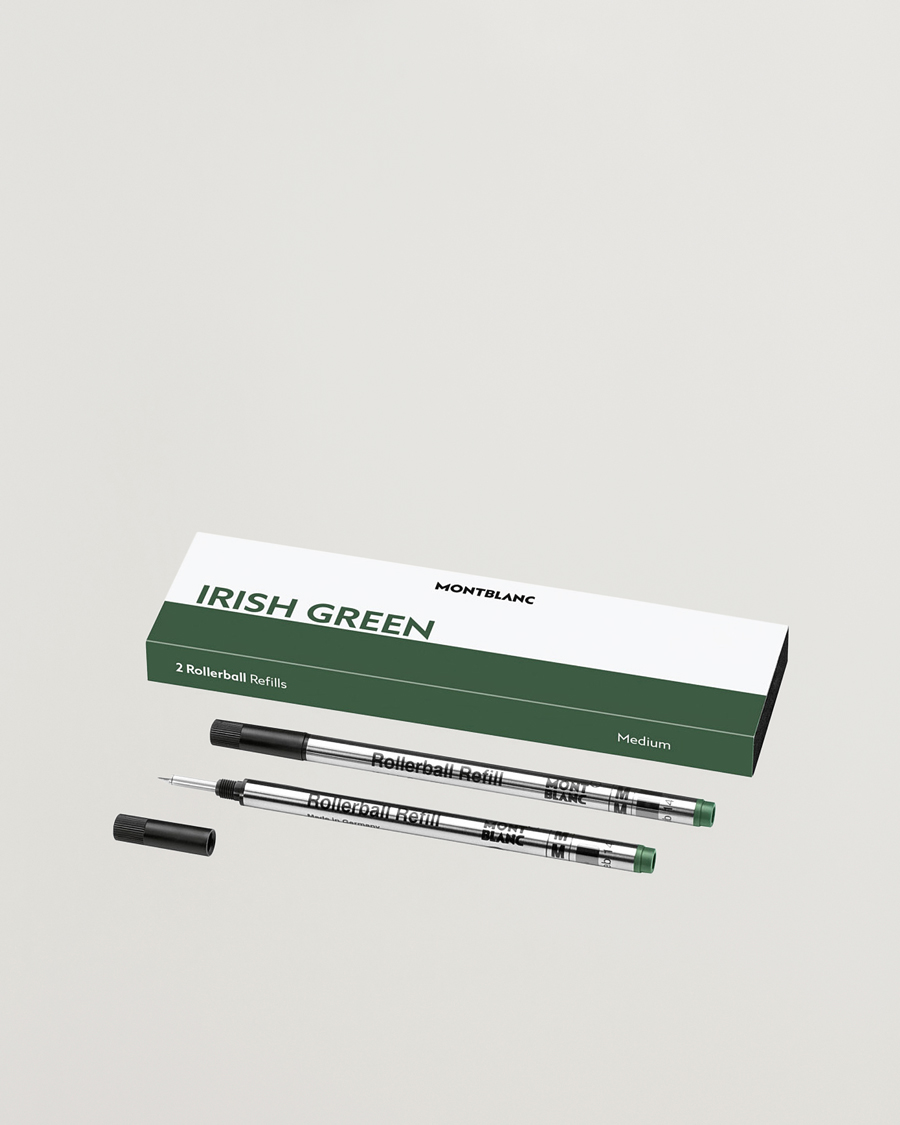 Herr | Pennor | Montblanc | 2 Rollerball Refills Irish Green