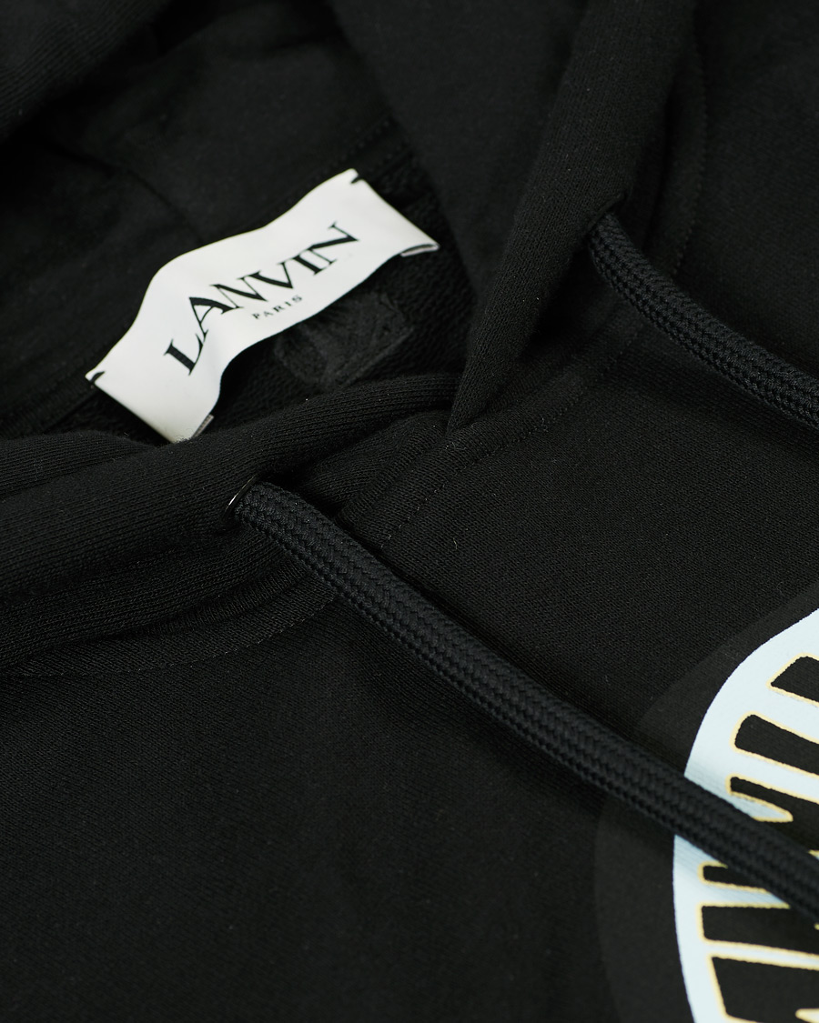 Herr | Tröjor | Lanvin | Cat Print Hoodie Black