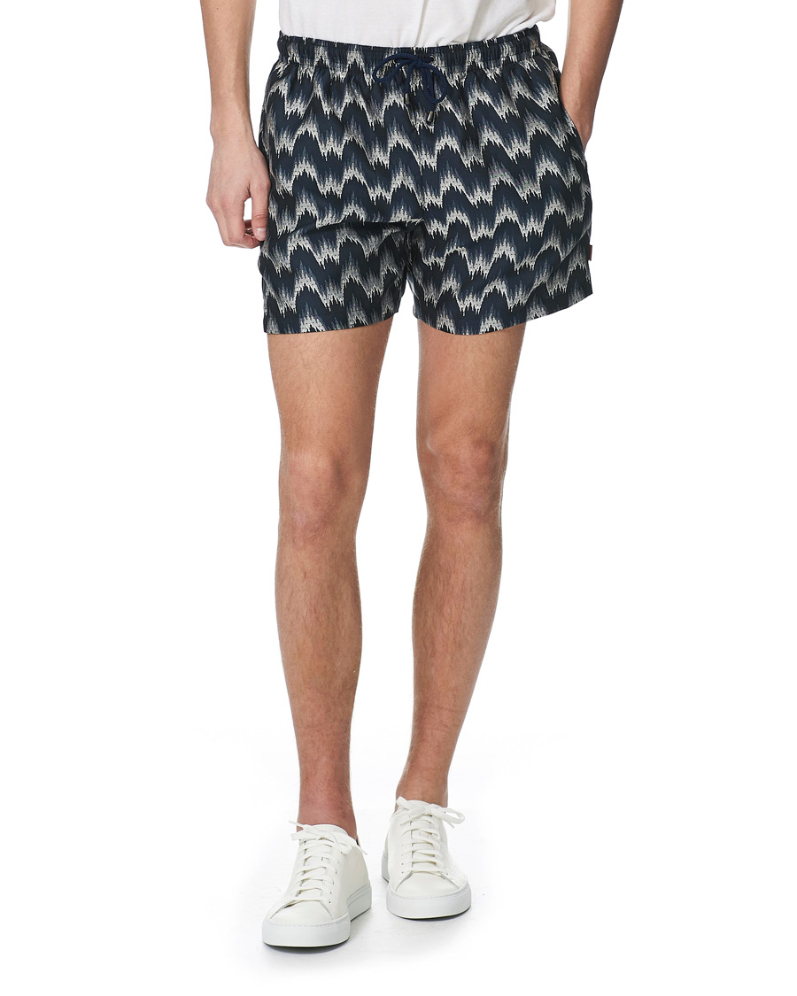Herr | Badbyxor | Missoni | Zig-Zag Swim Trunks Navy