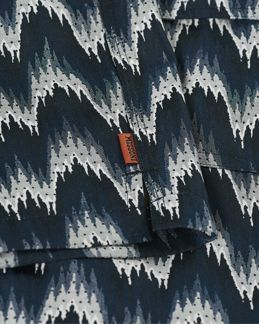 Herr | Badbyxor | Missoni | Zig-Zag Swim Trunks Navy