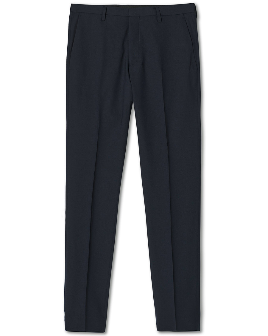 Herr | Byxor | Tiger of Sweden | Thodd Wool Suit Trousers Navy