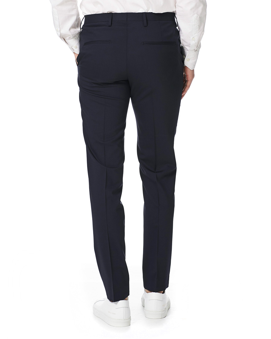 Herr | Byxor | Tiger of Sweden | Thodd Wool Suit Trousers Navy