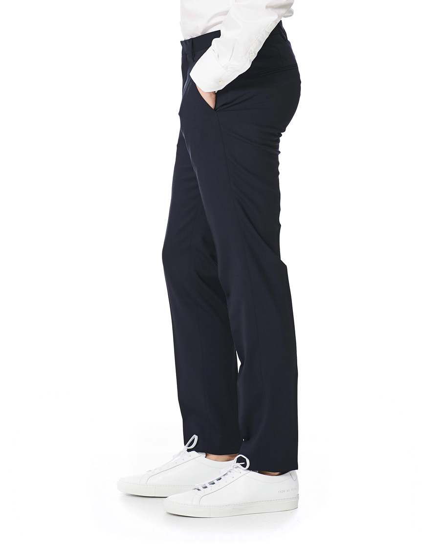 Herr | Byxor | Tiger of Sweden | Thodd Wool Suit Trousers Navy