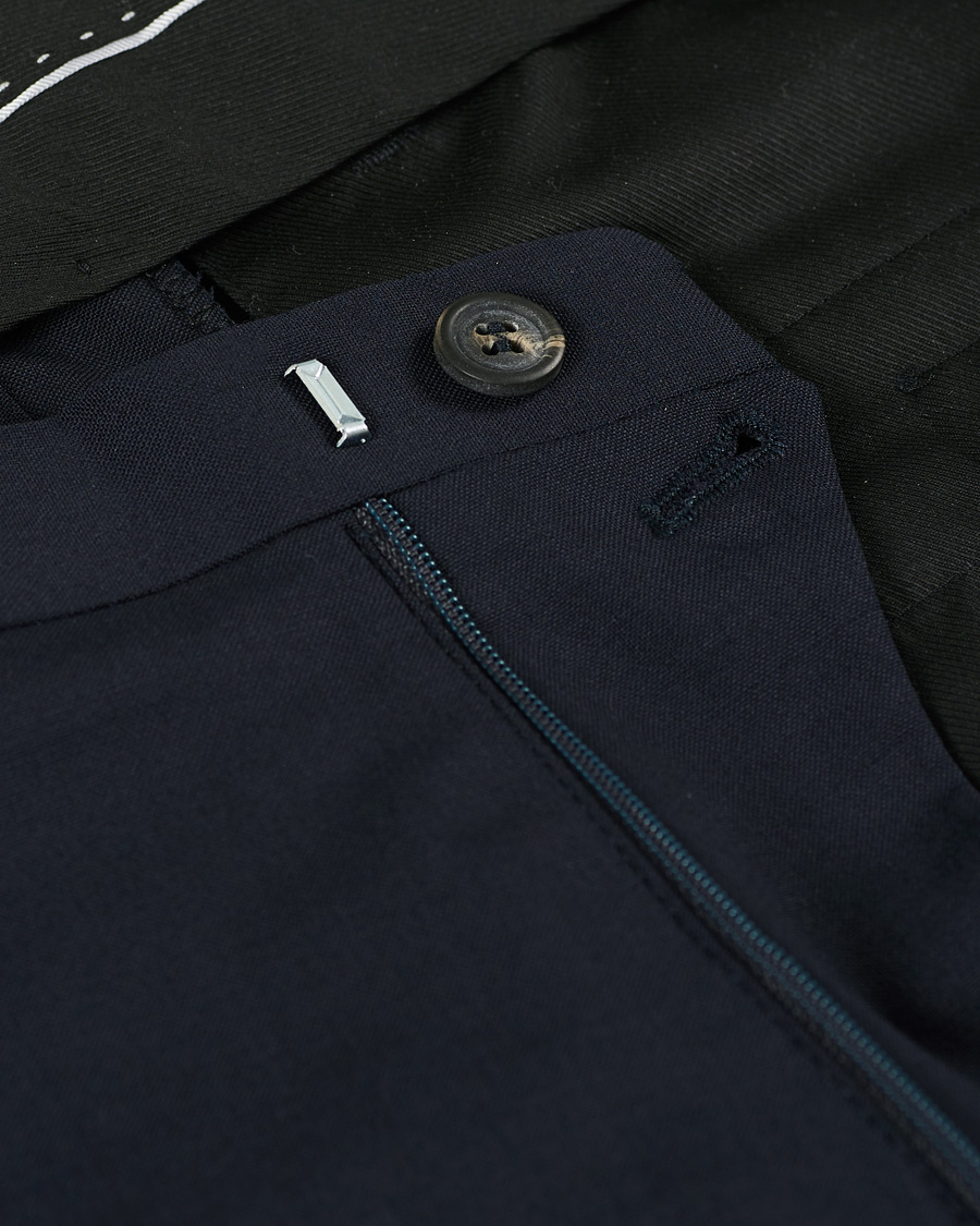 Herr | Byxor | Tiger of Sweden | Thodd Wool Suit Trousers Navy
