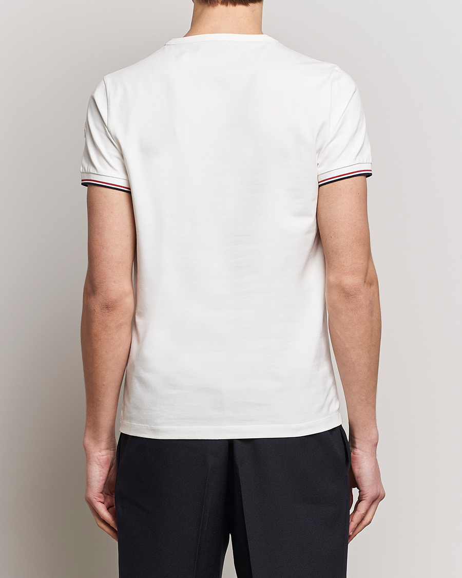Herr | T-Shirts | Moncler | Shoulder Logo T-Shirt Off White