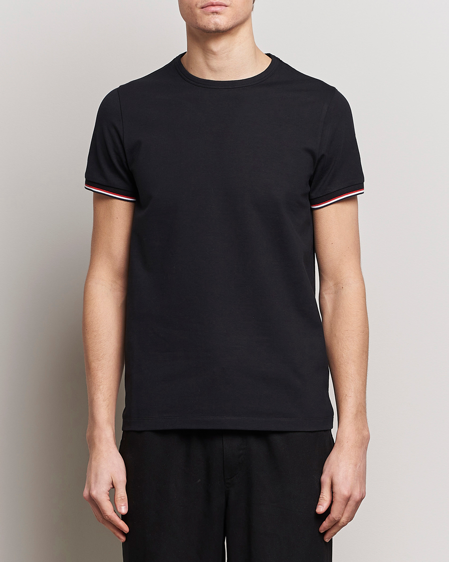 Herr | Luxury Brands | Moncler | Shoulder Logo T-Shirt Black