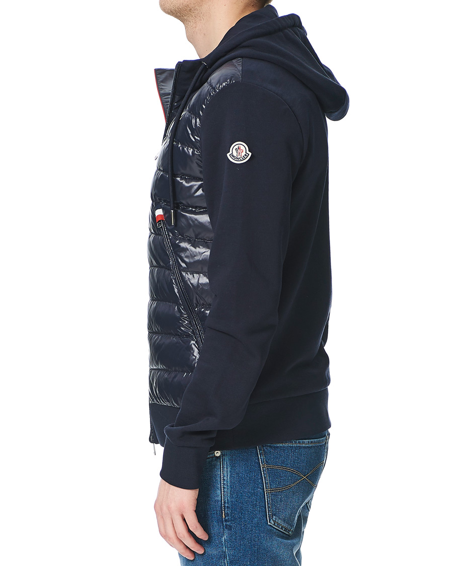 Herr | Jackor | Moncler | Maglia Full Zip Hybrid Navy