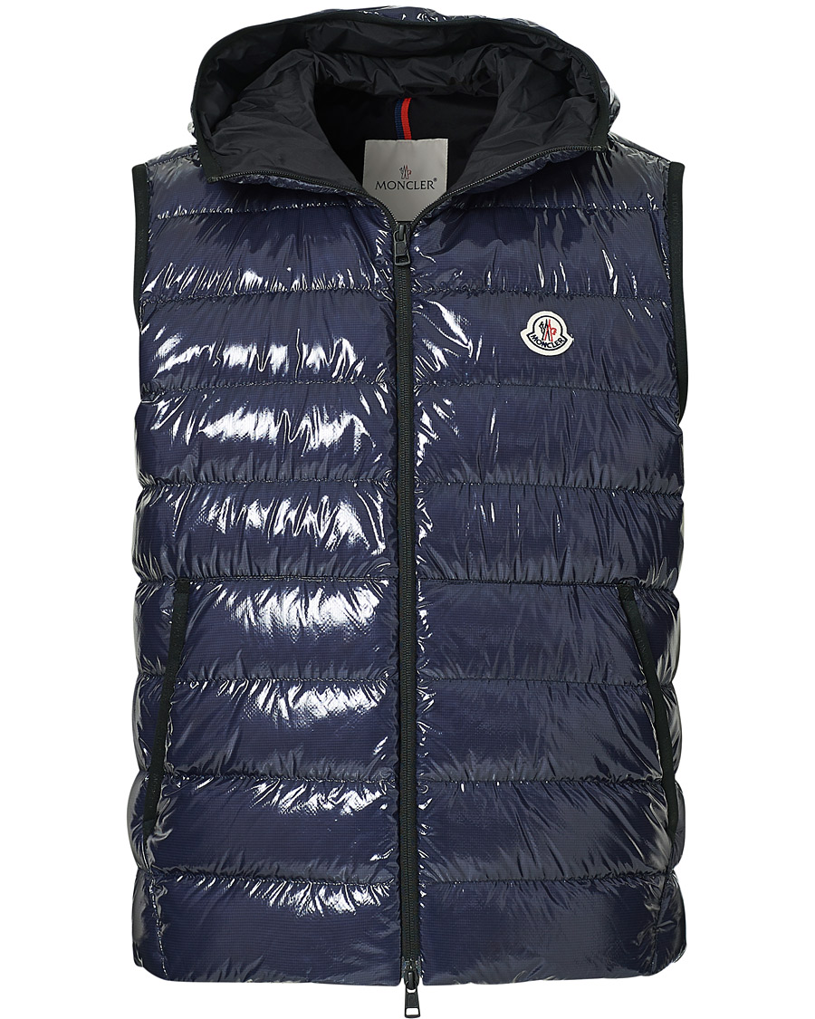 Herr | Jackor | Moncler | Lappe Down Ripstop Vest Navy