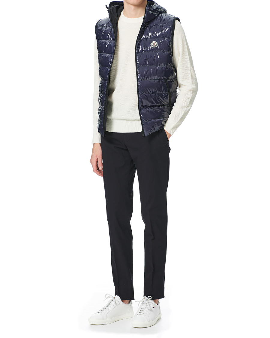 Herr | Jackor | Moncler | Lappe Down Ripstop Vest Navy