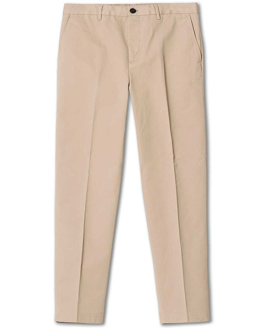 Herr | Byxor | Filippa K | William Cotton Trousers  Desert Taupe