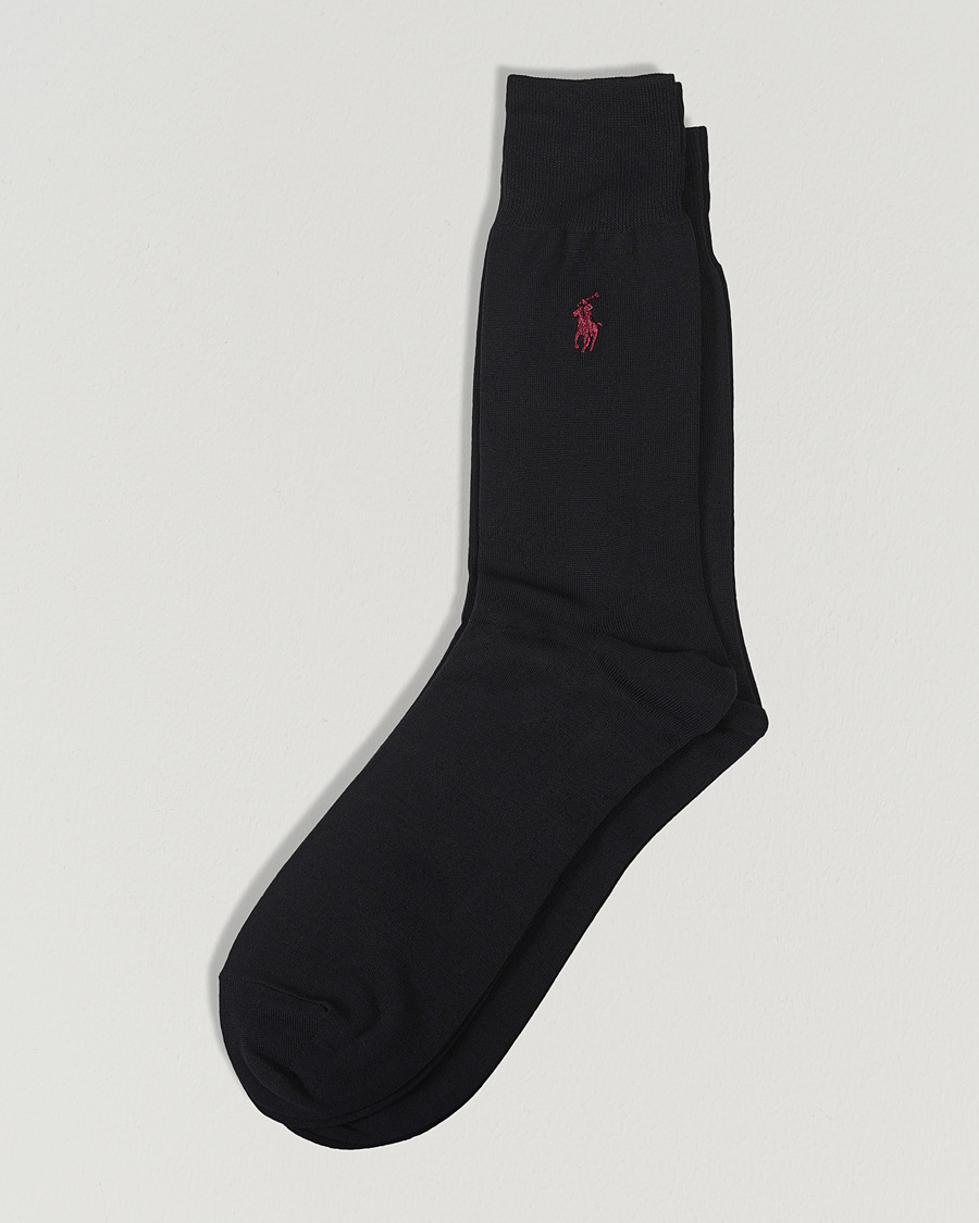 Herr |  | Polo Ralph Lauren | 2-Pack Mercerized Cotton Socks Black