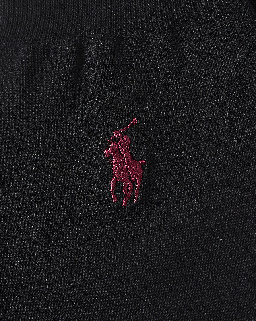 Herr | Vanliga strumpor | Polo Ralph Lauren | 2-Pack Mercerized Cotton Socks Black