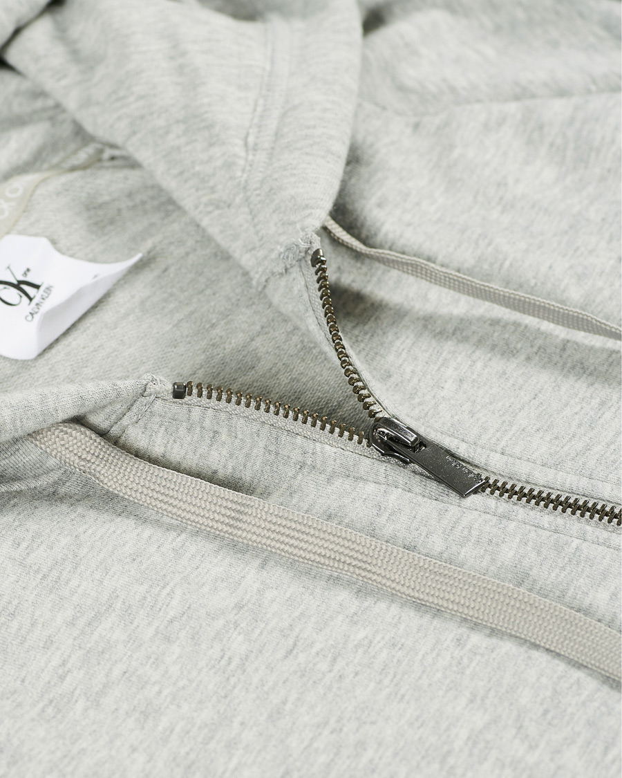 Herr | Tröjor | Calvin Klein | CK One Lounge Full Zip Hoodie Grey Heather