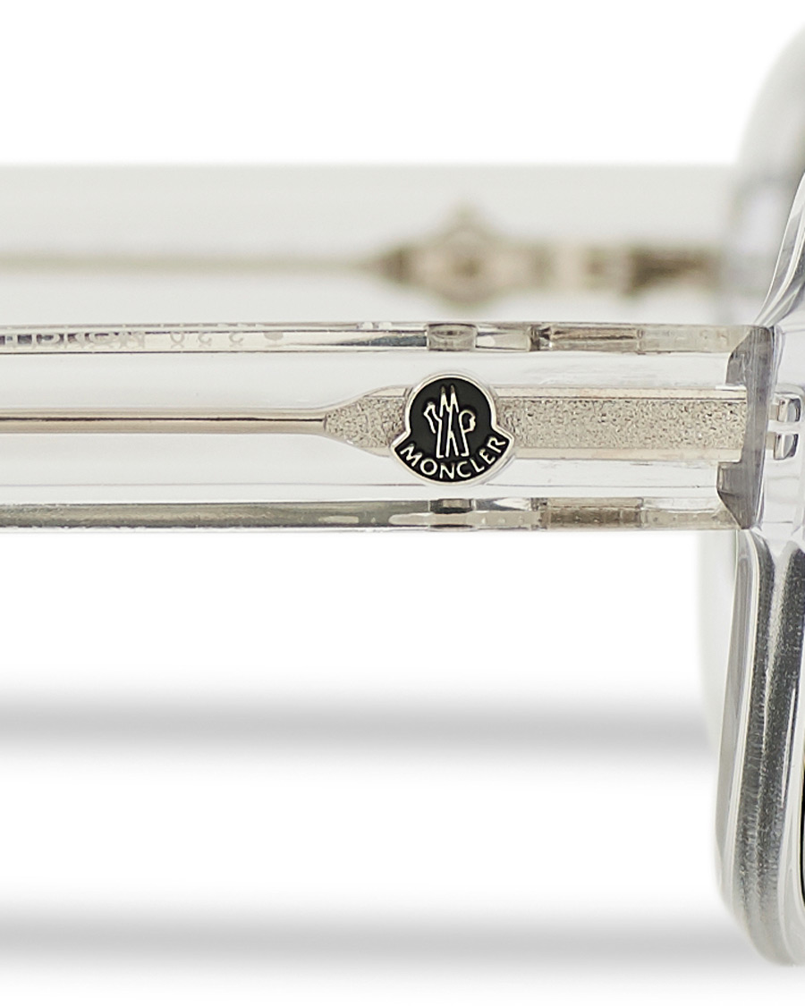 Herr | Moncler Lunettes Icebridge Sunglasses Crystal/Smoke Mirror | Moncler Lunettes | Icebridge Sunglasses Crystal/Smoke Mirror