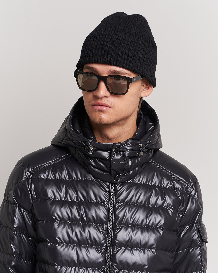 Herr | Moncler Lunettes | Moncler Lunettes | ML0192 Sunglasses Shiny Dark Brown/Roviex Mirror