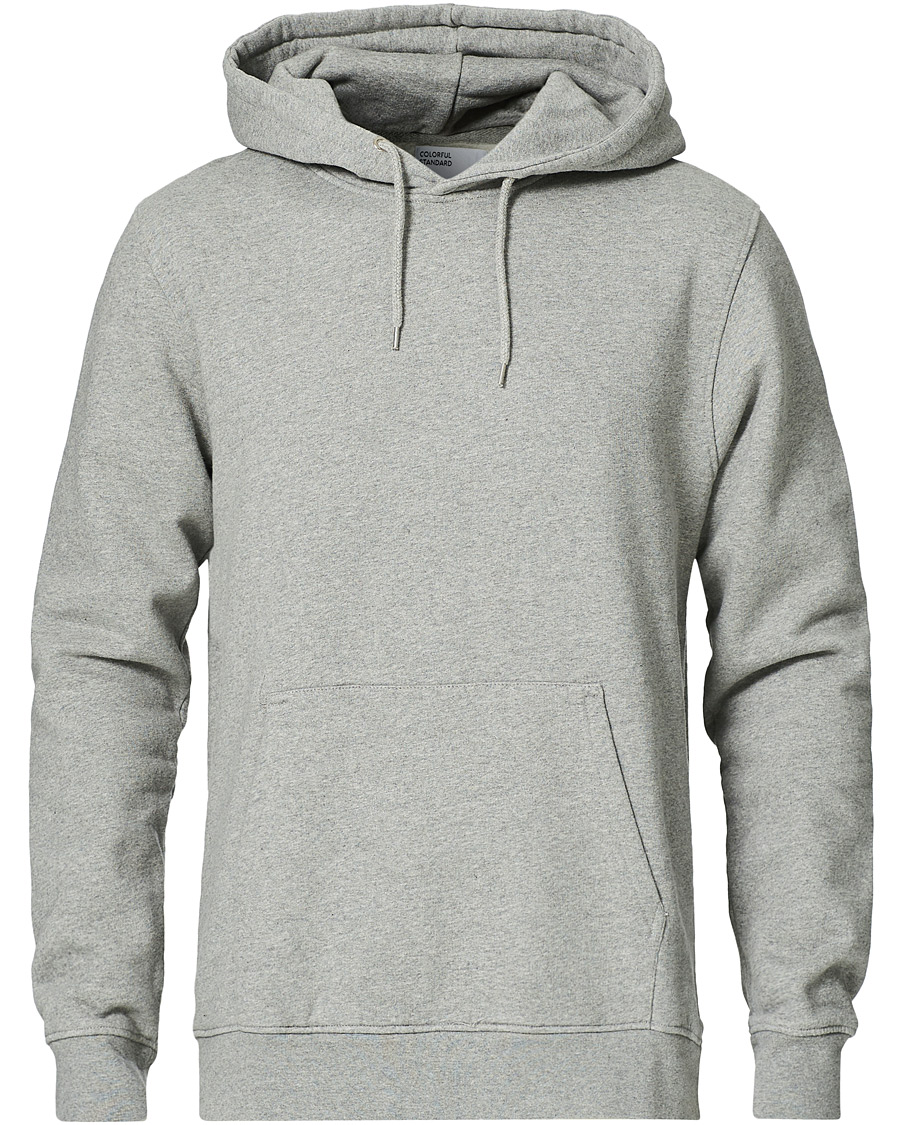 Herr | Tröjor | Colorful Standard | Classic Organic Hood Heather Grey