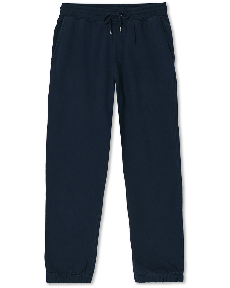 Herr | Byxor | Colorful Standard | Classic Organic Sweatpants Navy Blue