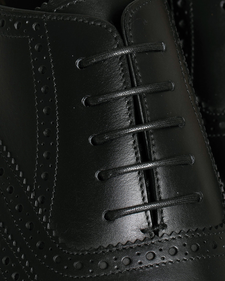Herr | Saphir Medaille d'Or Shoe Laces Thin Waxed 75cm Black | Saphir Medaille d'Or | Shoe Laces Thin Waxed 75cm Black