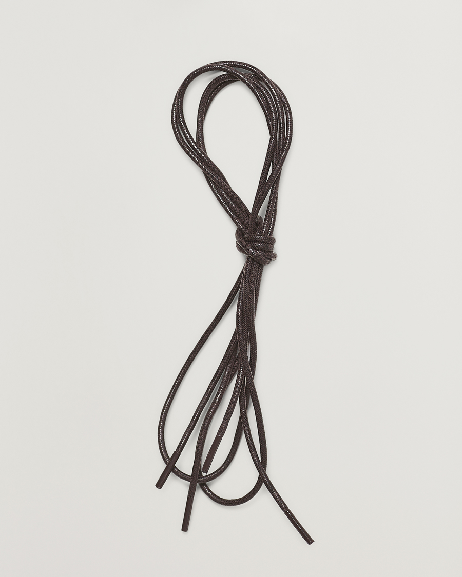Herr | Skovård | Saphir Medaille d'Or | Shoe Laces Thin Waxed 75cm Dark Brown