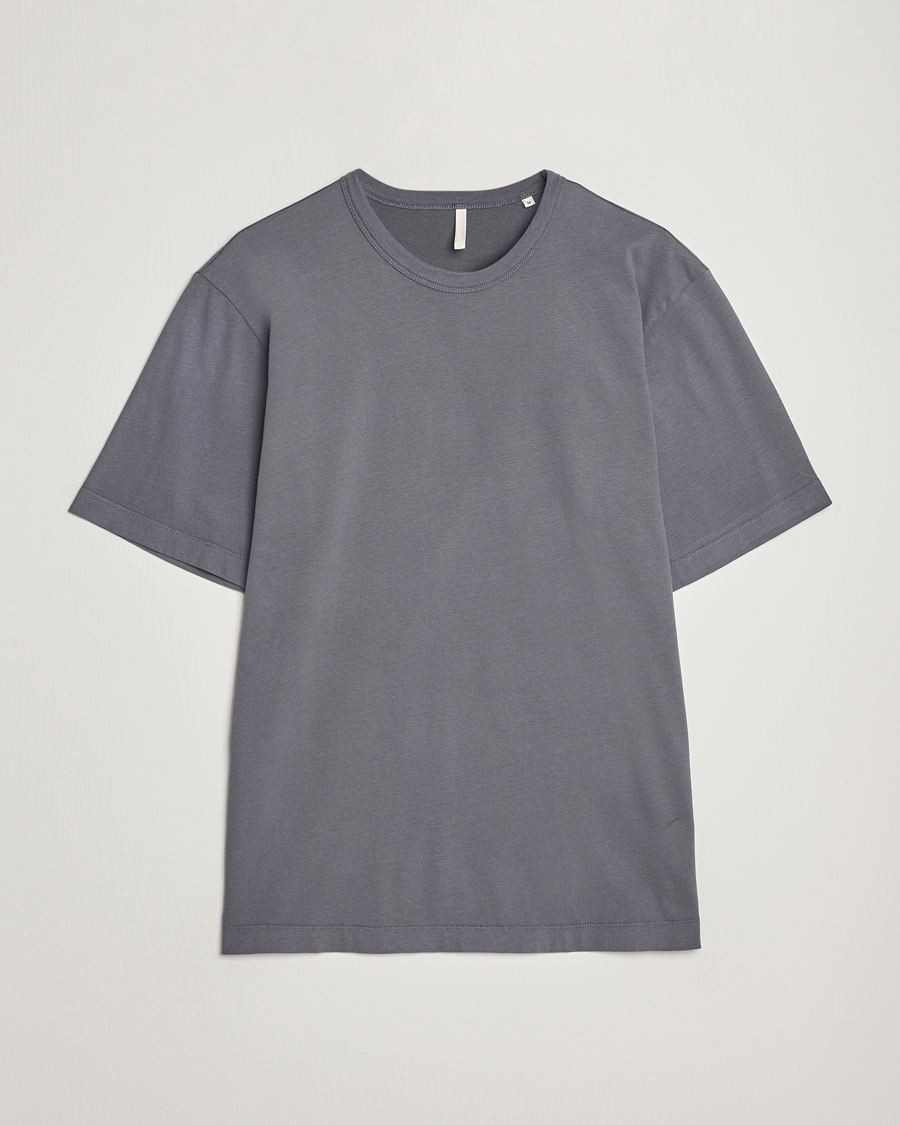 Herr | T-Shirts | Sunflower | Day Tee Grey