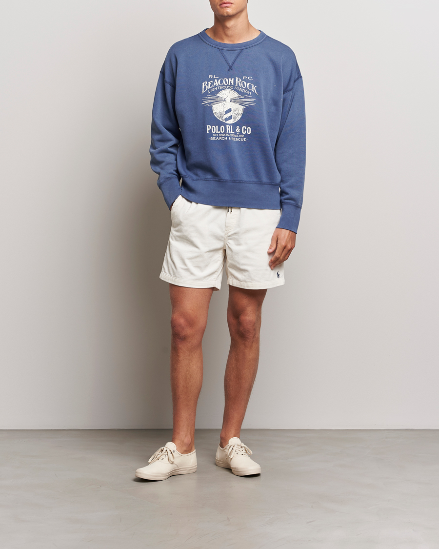 Herr | Shorts | Polo Ralph Lauren | Prepster Corduroy Drawstring Shorts Warm White