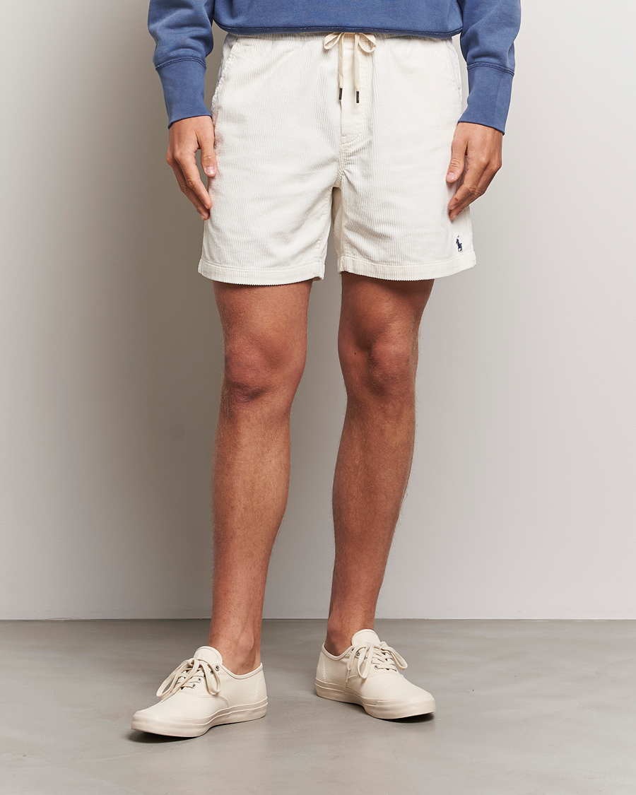 Herr | Polo Ralph Lauren | Polo Ralph Lauren | Prepster Corduroy Drawstring Shorts Warm White