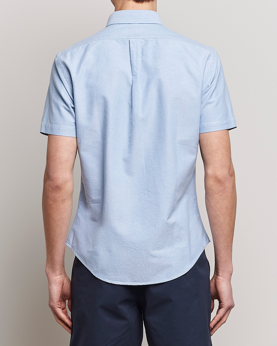 Herr | Skjortor | Polo Ralph Lauren | Slim Fit Oxford Short Sleeve Shirt Blue