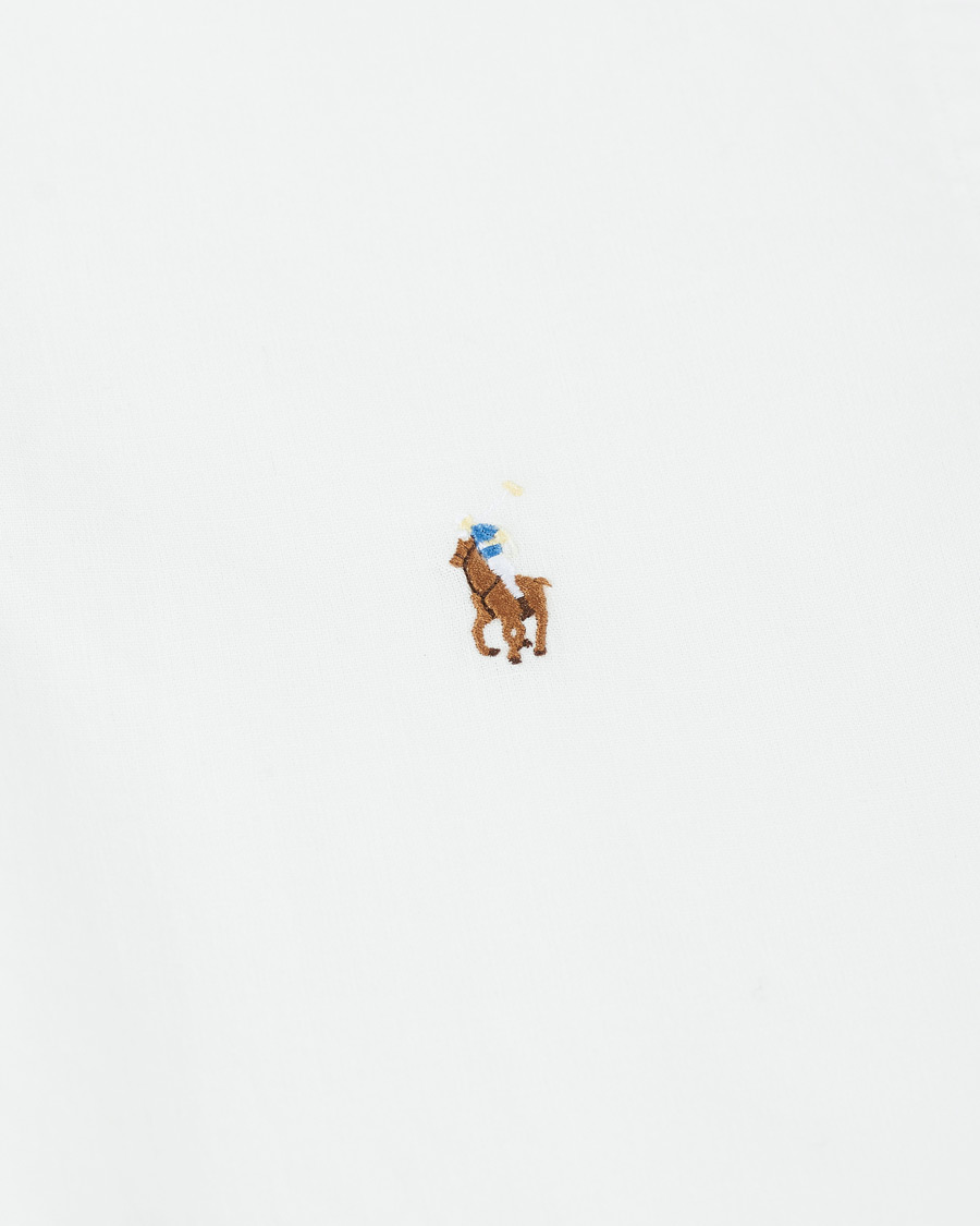 Herr | Skjortor | Polo Ralph Lauren | Slim Fit Short Sleeve Button Down Shirt White