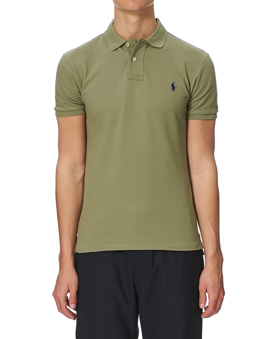 Herr | Pikéer | Polo Ralph Lauren | Slim Fit Polo Sage Green