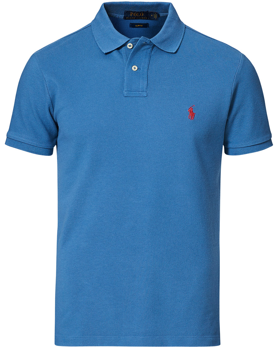 Herr | Pikéer | Polo Ralph Lauren | Slim Fit Polo Delta Blue