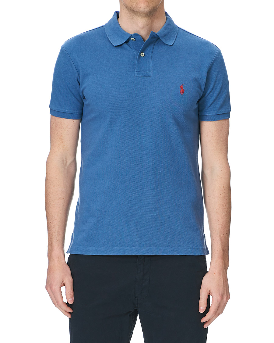 Herr | Pikéer | Polo Ralph Lauren | Slim Fit Polo Delta Blue