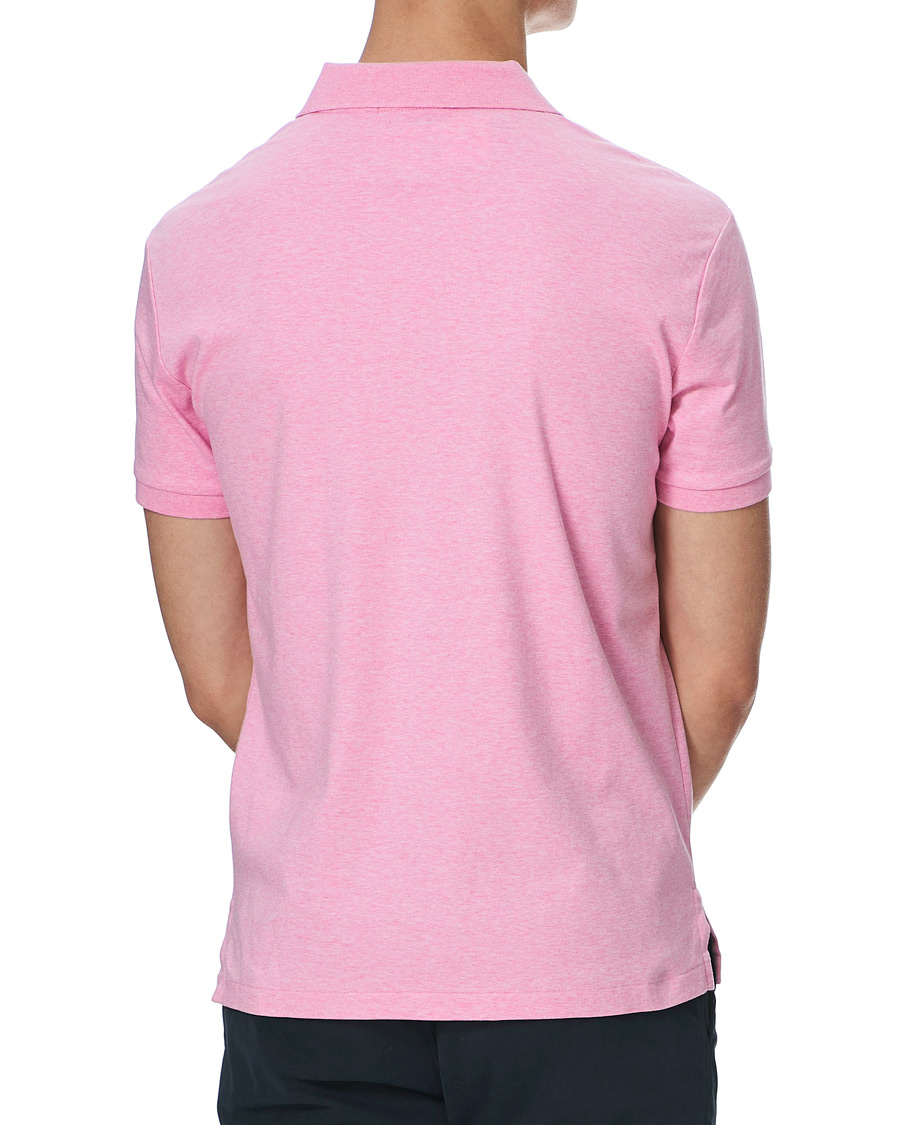 Herr | Pikéer | Polo Ralph Lauren | Custom Slim Fit Interlock Polo Hampton Pink Heather