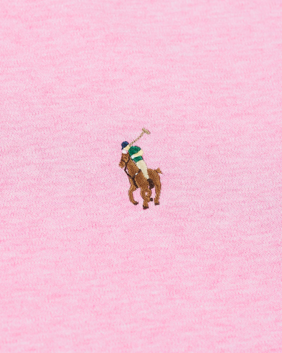 Herr | Pikéer | Polo Ralph Lauren | Custom Slim Fit Interlock Polo Hampton Pink Heather