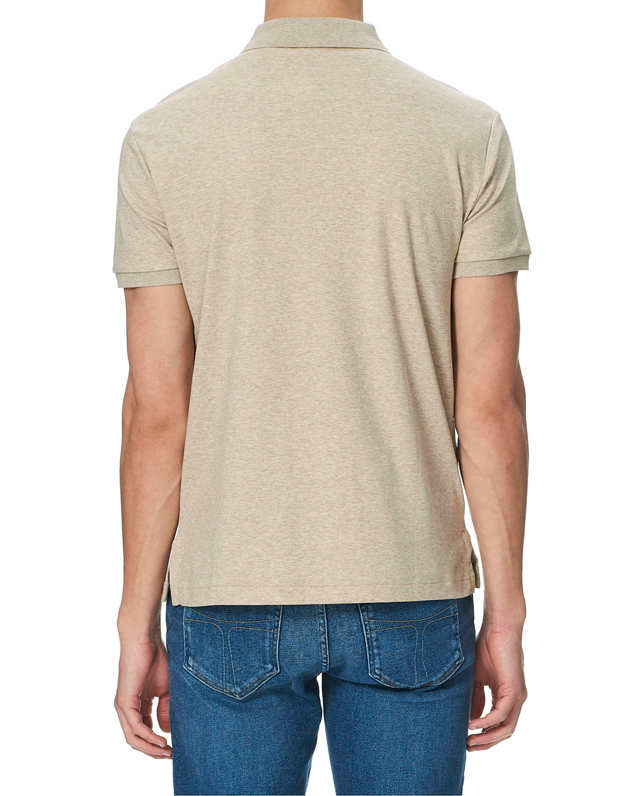 Herr | Pikéer | Polo Ralph Lauren | Luxury Pima Cotton Polo Tuscan Beige Heather