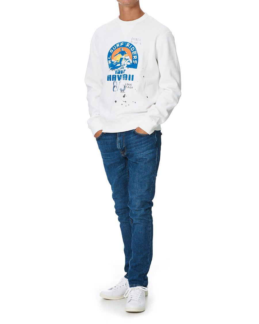 Herr | Tröjor | Polo Ralph Lauren | Surf Riders Crew Neck Sweatshirt White