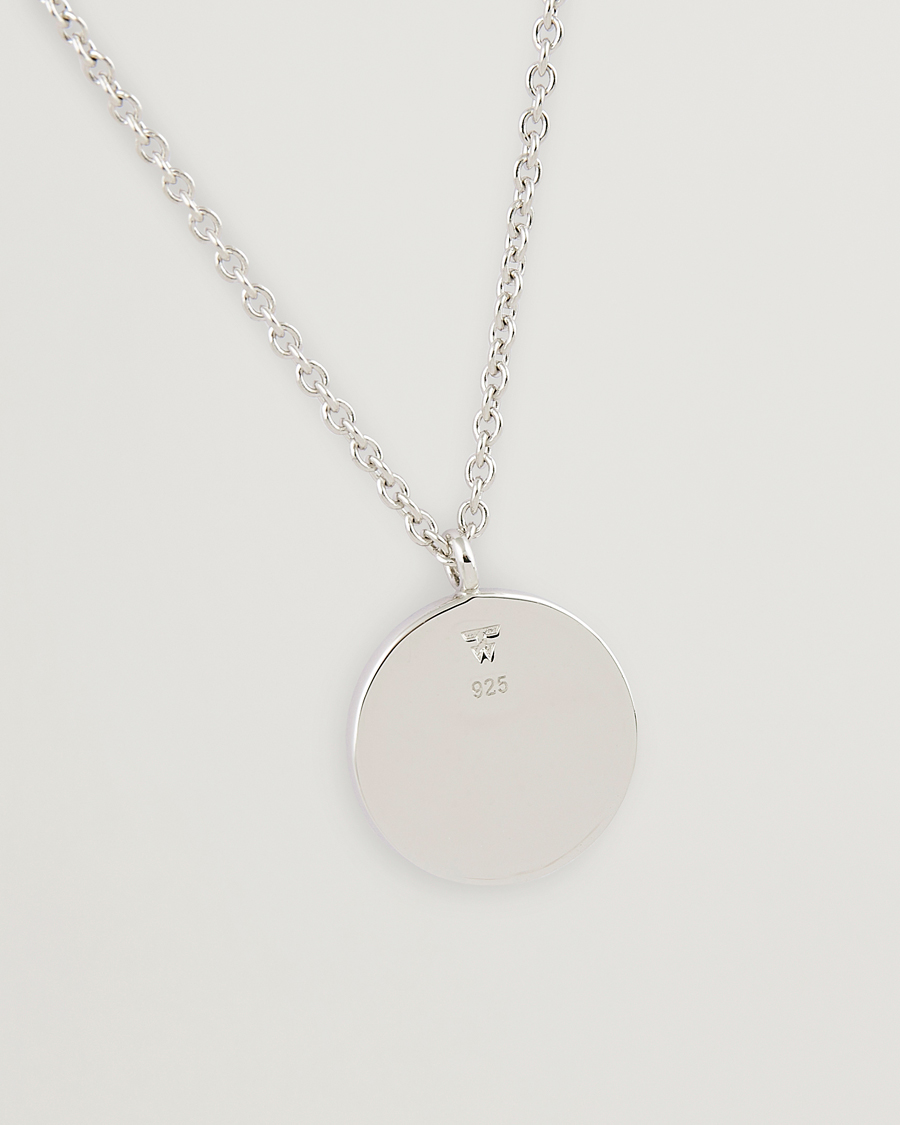 Herr | Tom Wood Coin Pendand Necklace Silver | Tom Wood | Coin Pendand Necklace Silver