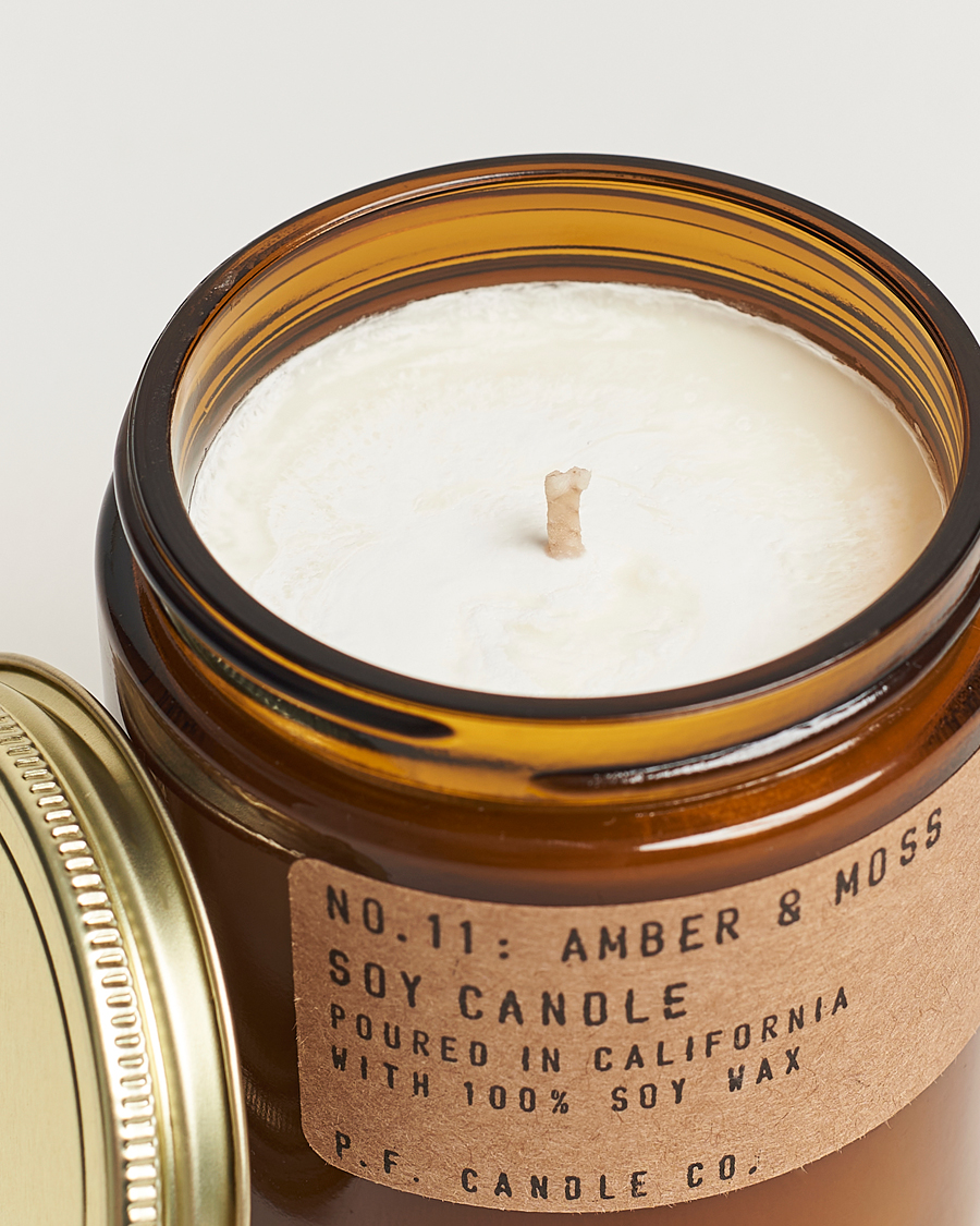 Herr | P.F. Candle Co. | P.F. Candle Co. | Soy Candle No. 11 Amber & Moss 204g