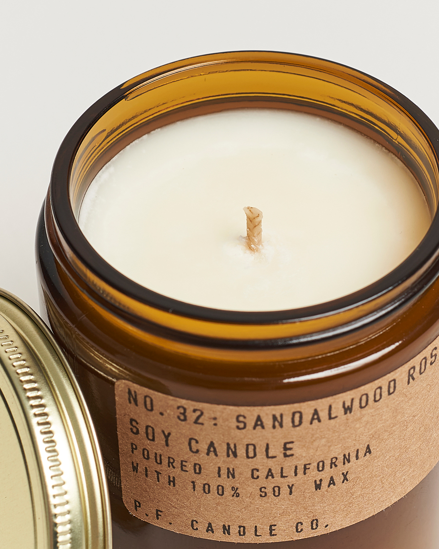 Herr | Doftljus | P.F. Candle Co. | Soy Candle No. 32 Sandalwood Rose 204g