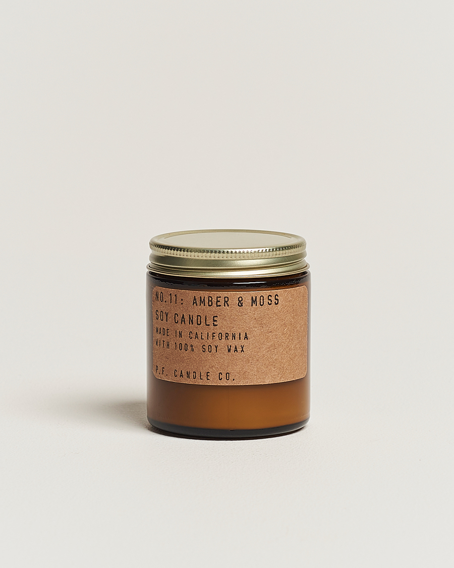 Herr | Doftljus | P.F. Candle Co. | Soy Candle No. 11 Amber & Moss 99g