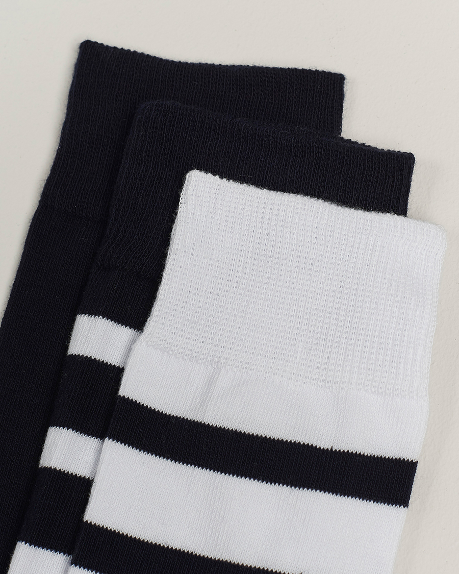 Herr | Underkläder | Armor-lux | 3-Pack Loer Socks Navy/White