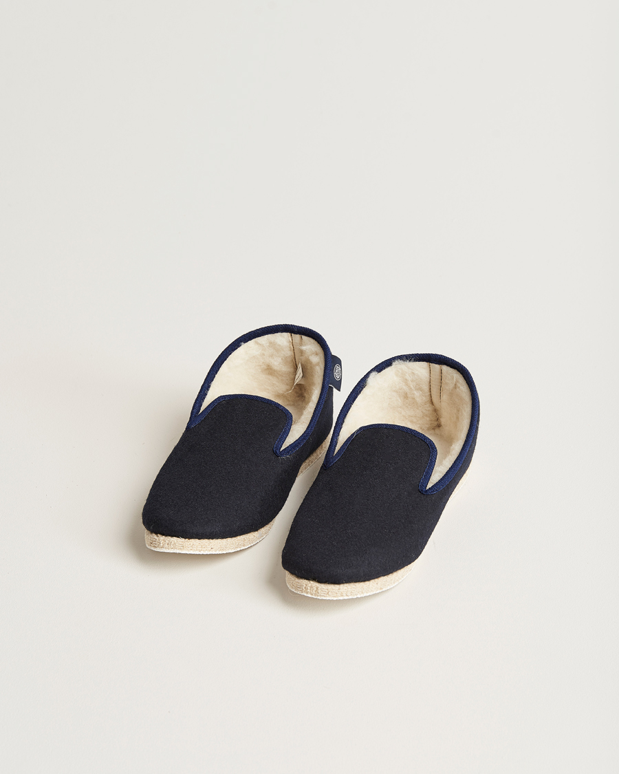 Herr | Armor-lux Maoutig Home Slippers Navy | Armor-lux | Maoutig Home Slippers Navy