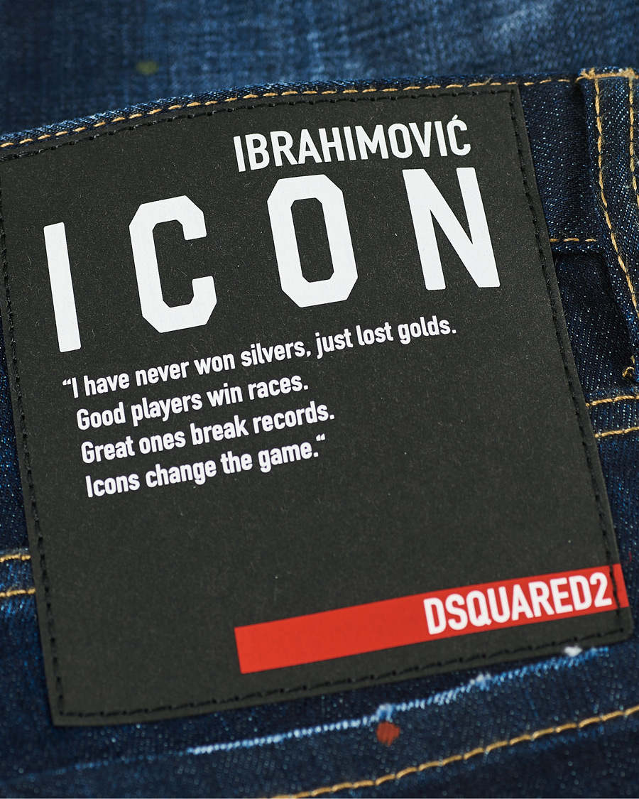 Herr | Jeans | Dsquared2 | X Ibrahimovic Cool Guy Fit Jeans Blue